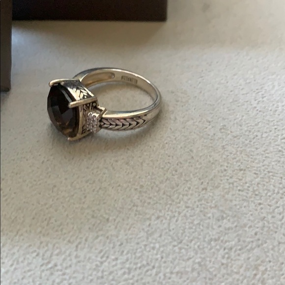 Effy Smokey quartz ring. Size 7 - Picture 3 of 5